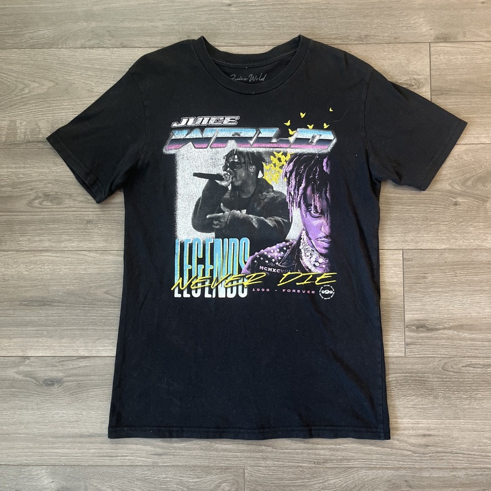 Juice Wrld T Shirt Mens M Black Short Sleeve